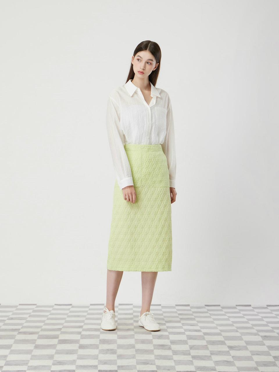 CC collect Jacquard Pencil Skirt (C252MSD041)