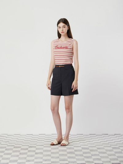CC collect Lace Sleeveless Tank Top [RD] (C252PST052)