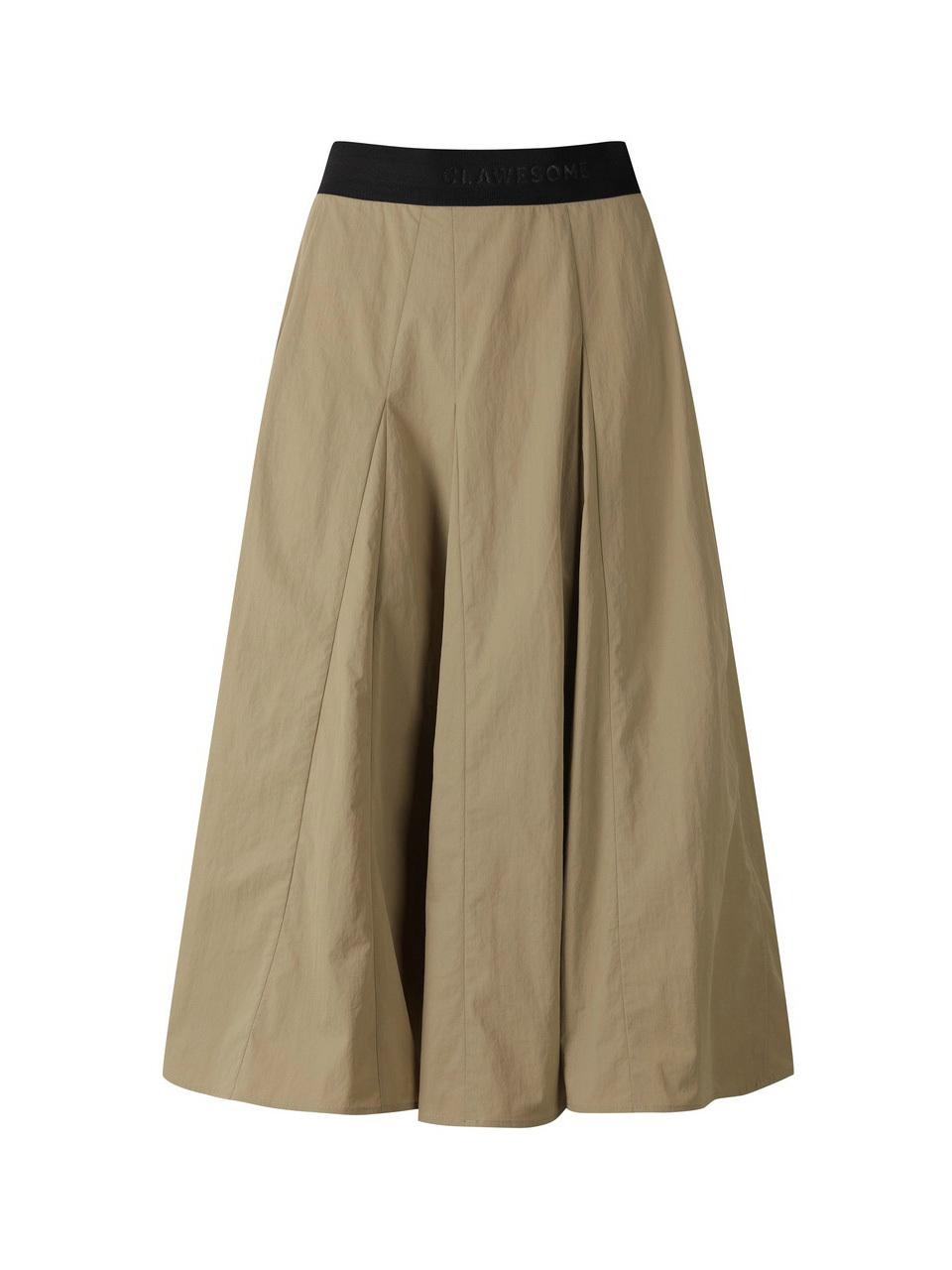 CC collect Lettering Banding Flare Skirt BE_C243MSD001