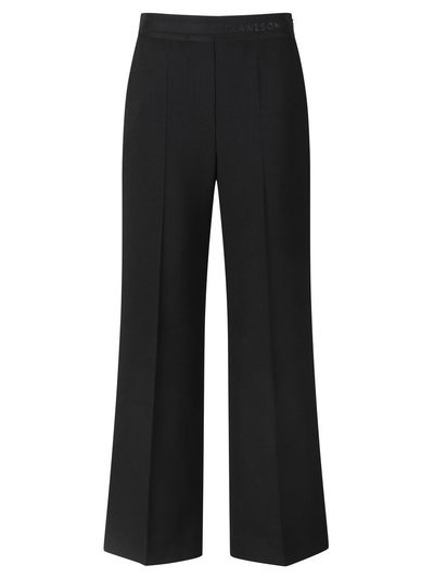 CC collect Lettering banding wide pants BK_C243MSA001