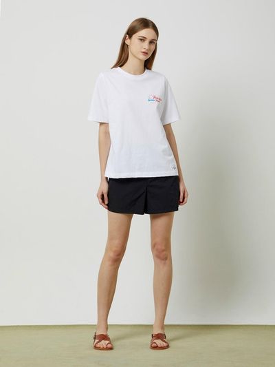 CC collect Nylon Banded Shorts - Black