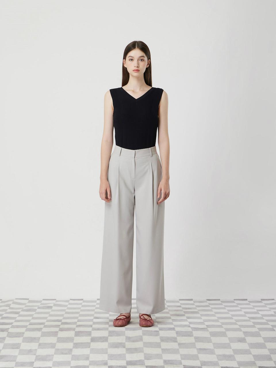 CC collect One-pleat Wide Pants (C252MSA336)