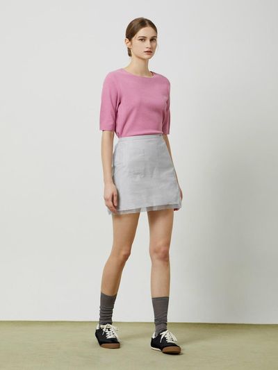 CC collect Organza Balloon Mini Skirt LG_C243MSD007