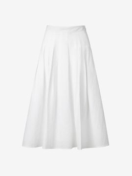 CC collect Pleated Band Skirt [WH] (C252MSD039)