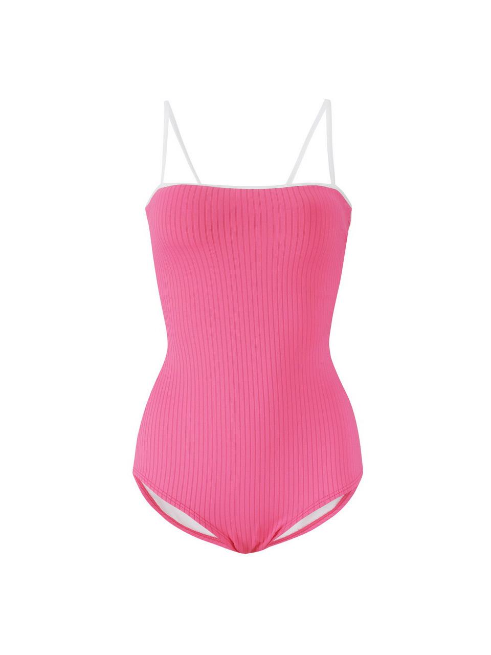 CC collect Ribbed Back Cut Monokini - Pink