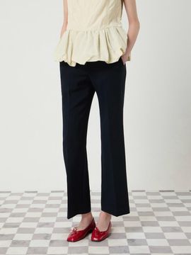CC collect Slim Boot-Cut Dark Navy Pants (DN_C251MSA202)