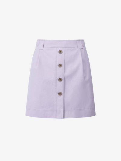 CC collect Volume Pleated Mini Skirt (C252MSD037)