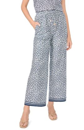 CeCe CeCe Border Print Pants