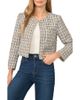 CeCe CeCe Collarless Tweed Jacket - 1