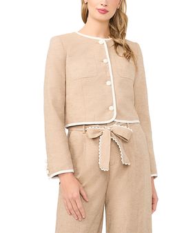 Cece CeCe Contrast Patch Pocket Jacket