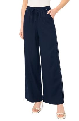 CeCe CeCe Contrast Trim Crop Pants
