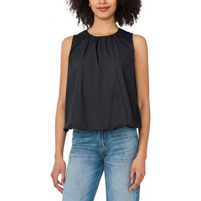 CeCe CeCe Cotton Poplin Bubble Top