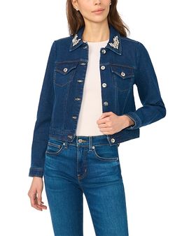 Cece CeCe Denim Embellished Jacket