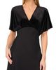 CeCe CeCe Dolman Sleeve Velvet & Satin Dress - 3