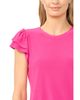 Cece CeCe Double Tiered Flutter Sleeve Top - 3