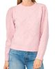 CeCe CeCe Embellished Pointelle Pearly Bead Sweater - 1