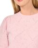 CeCe CeCe Embellished Pointelle Pearly Bead Sweater - 3