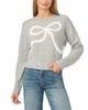 Cece CeCe Eyelash Bow Crewneck Sweater - 1