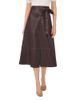 Cece CeCe Faux Leather Tie Waist Midi Skirt - 1
