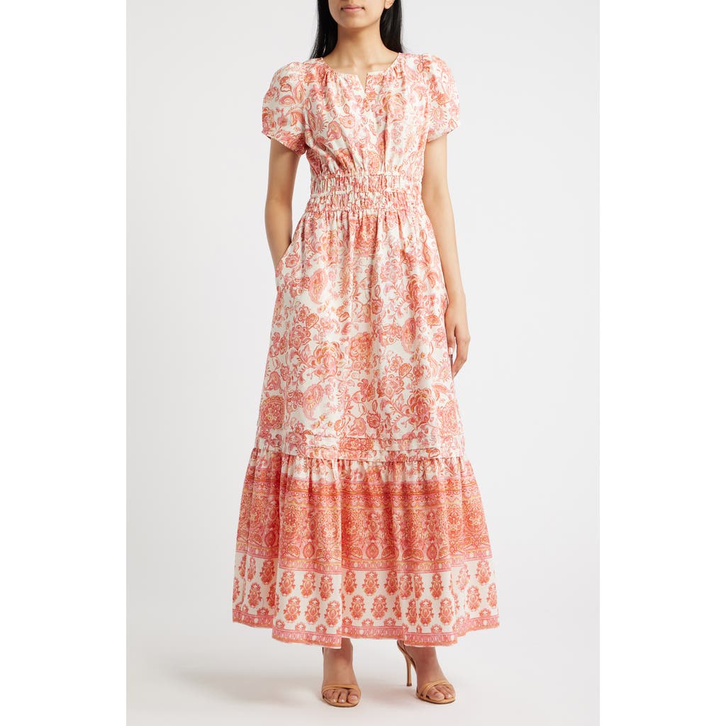 CeCe CeCe Floral Print Maxi Dress