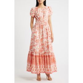 CeCe CeCe Floral Print Maxi Dress