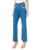 Cece CeCe High Rise Embellished Pocket Straight Leg Jeans in Indigo - 1