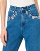 Cece CeCe High Rise Embellished Pocket Straight Leg Jeans in Indigo - 3