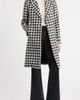 CeCe CeCe Houndstooth Single Breasted Coat - 1