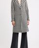 CeCe CeCe Houndstooth Single Breasted Coat - 4