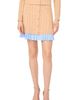 CeCe CeCe Pleated Hem Cable Knit Miniskirt - 1