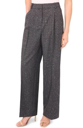 CeCe CeCe Pleated High Waist Wide Leg Pants