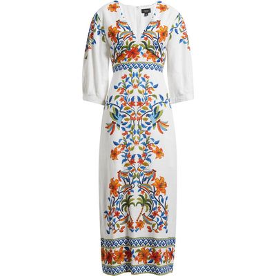 CeCe CeCe Printed Maxi Dress