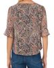 CeCe CeCe Ruffle Cuff Split Tie Neck Top - 2
