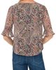 CeCe CeCe Ruffle Cuff Split Tie Neck Top - 3