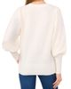 CeCe CeCe Sequin Floral Appliqué Sweater - 2