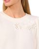 CeCe CeCe Sequin Floral Appliqué Sweater - 3