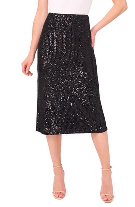 CeCe CeCe Sequin Pencil Skirt