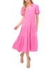 Cece CeCe Short Sleeve Tiered Maxi Shirt Dress - 1