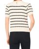 CeCe CeCe Stripe Cable Knit Short Sleeve Sweater - 2