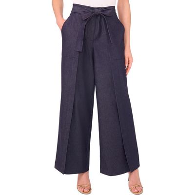 CeCe CeCe Tie Waist Wide Leg Jeans