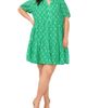 Cece CeCe Tiered Ruffle Neck Dress - 1