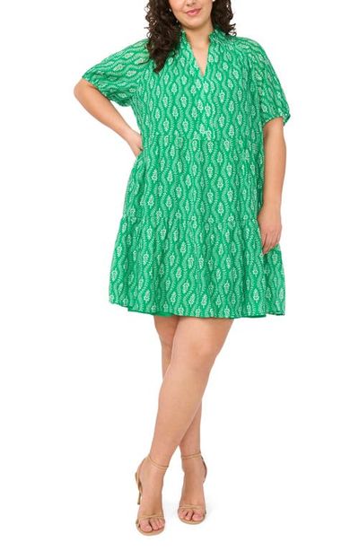 Cece CeCe Tiered Ruffle Neck Dress
