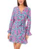 Cece CeCe V Neck Tie Waist Dress - 1