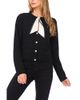 Cece CeCe Woven Tie Scarf Cardigan - 1