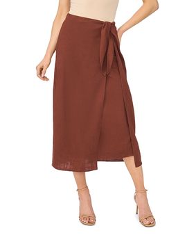 Cece CeCe Wrap Side Tie Skirt