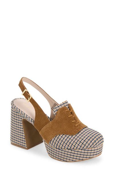 Cecelia New York Cecelia New York Peace Slingback Platform Pump