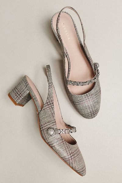 Cecelia New York Elsa Slingback Block Heels