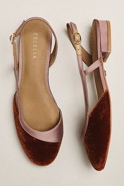Cecelia New York Heidi Slingback Flats