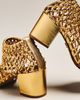 Cecelia New York Never Metallic Woven Boots - 3