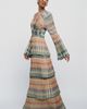 Cecilia Prado Deep V Tiered Maxi Dress - 3